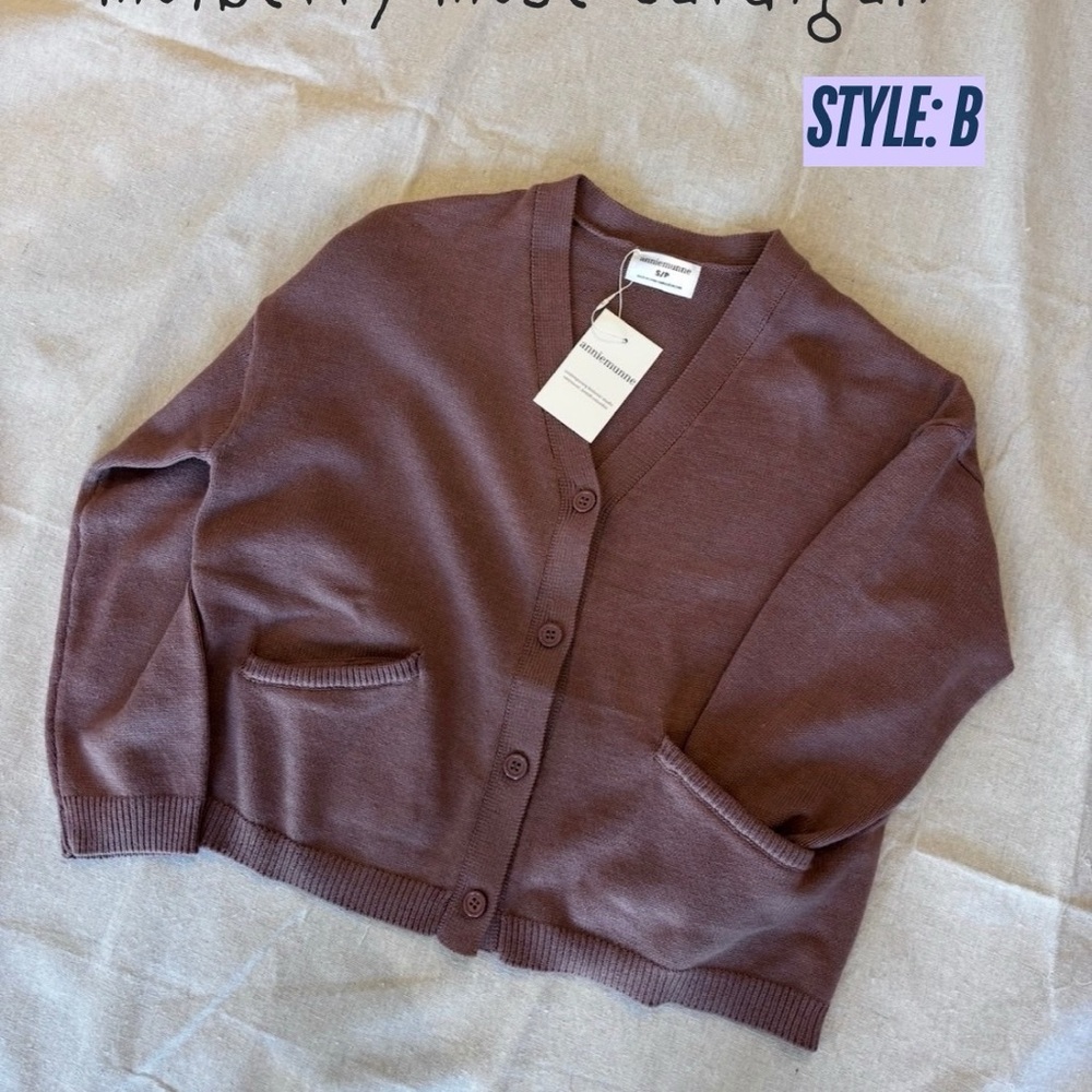 Cozy Brown Cardigan Sweater